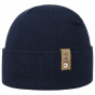 Cotton & Wool Cuffed Beanie in Khaki - Stetson