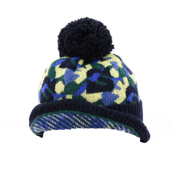 Navy Pom-Pom Beanie - Stetson x Feebles