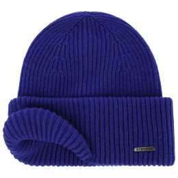 Percy Wool Royal Blue Beanie - Stetson