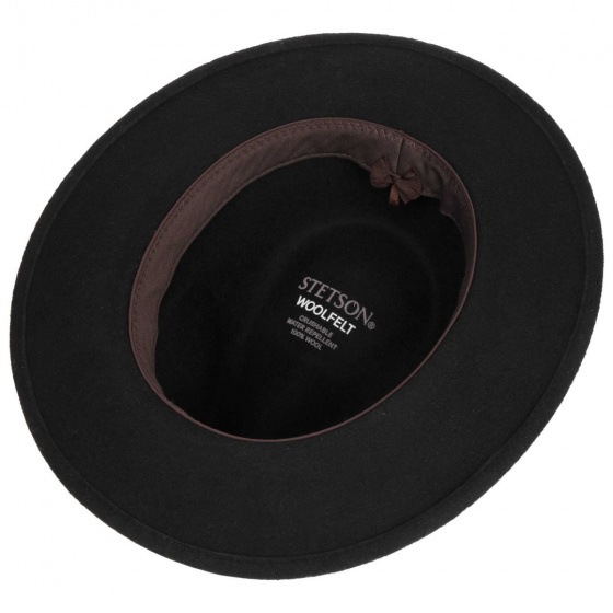 Rémi Black Wool Traveller Hat - Stetson