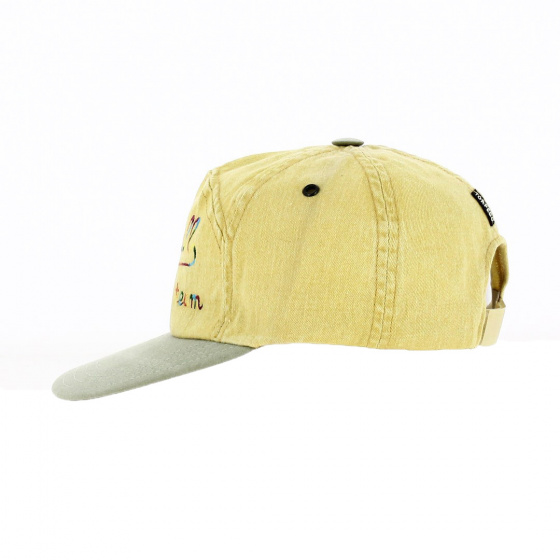 Casquette Baseball Team Jaune & Vert - Torpedo Casquette Baseball Team Jaune & Vert - Torpedo