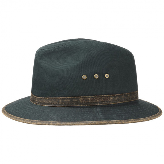 Stetson Ava Ruston Cotton Navy Traveller Hat