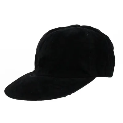 Casquette Baseball Velours Noir - Traclet Reference : 18453 | Chapellerie Traclet