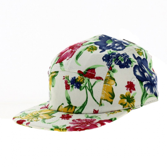 5 Panel Fantasy White Cap - Atlantis