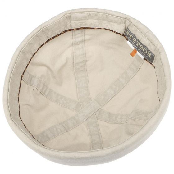 Bonnet Docker Délavé Coton Biologique Beige - Stetson