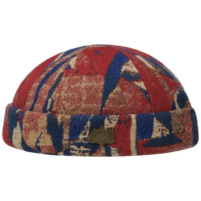Bonnet Docker Bleu et Rouge - Stetson Reference : 18456 | Chapellerie Traclet