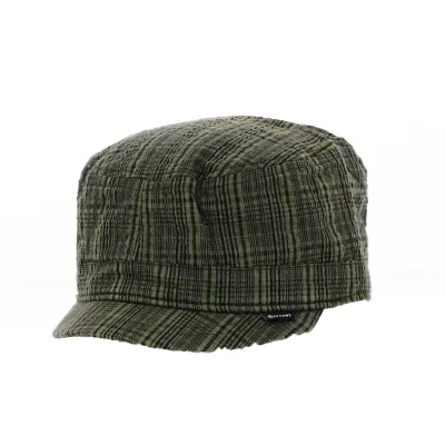 Casquette Militaire Field Carreaux Kaki - Keyone Reference : 18458 | Chapellerie Traclet
