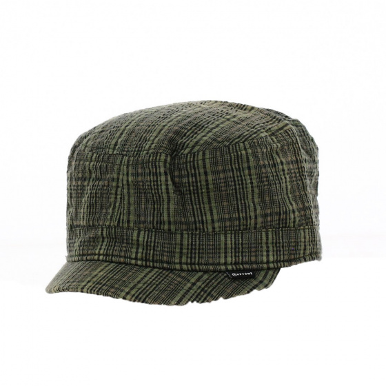 Military Field Cap Checkered Khaki - Keyone