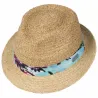 Chapeau Trilby Paille Raphia Naturelle- Stetson  Reference : 10271 | Chapellerie Traclet