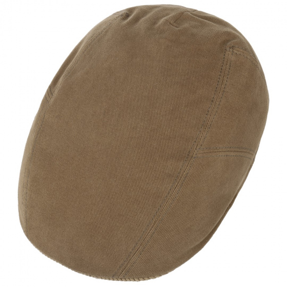 Casquette Plate Ivy Cap Coton marron - Stetson