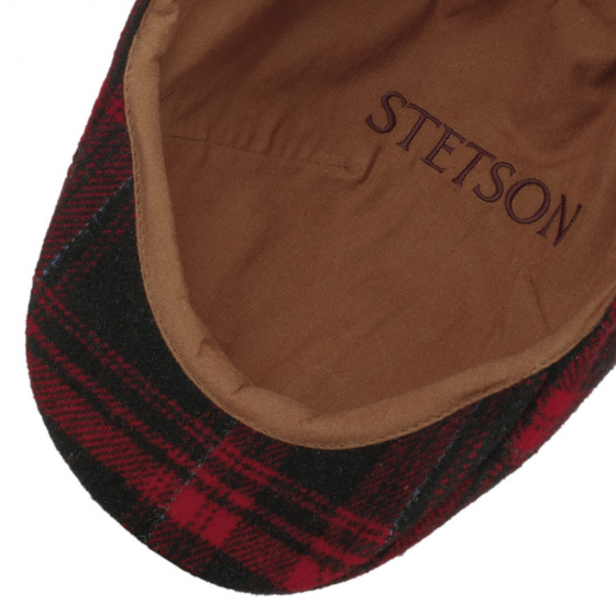 Casquette Bucheron Noir & Rouge Texas - Stetson