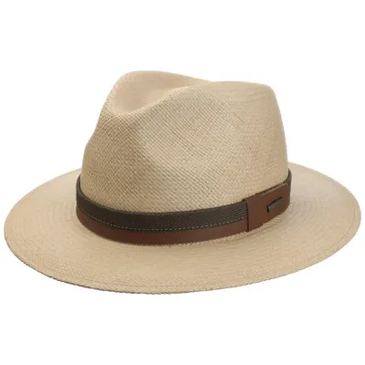 Chapeau Traveller Anderson Panama Camel - Stetson Reference : 18017 | Chapellerie Traclet