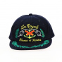 Navy Wool La Royale Baseball Cap - Traclet