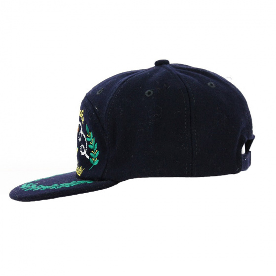 Casquette Baseball La Royale Laine Marine - Traclet
