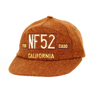 Casquette Baseball California Laine Orange - Traclet Reference : 18462 | Chapellerie Traclet