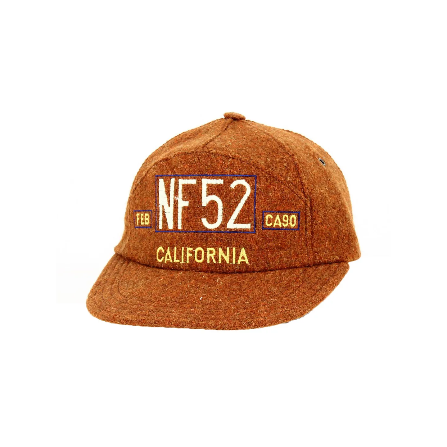 California Orange Wool Baseball Cap - Traclet Reference: 18462 | Traclet Hat Shop
