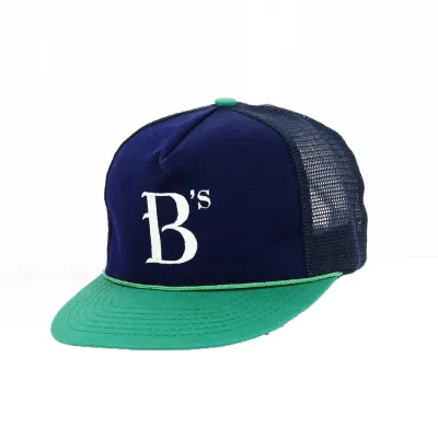 Casquette Trucker B's Bleu et Verte - Traclet Reference : 18465 | Chapellerie Traclet