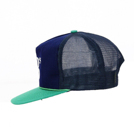 Blue and Green B's Trucker Cap - Traclet