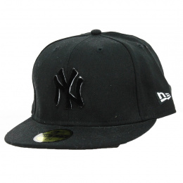 Snapback Cap Black on Black NY Yankees Black - New Era