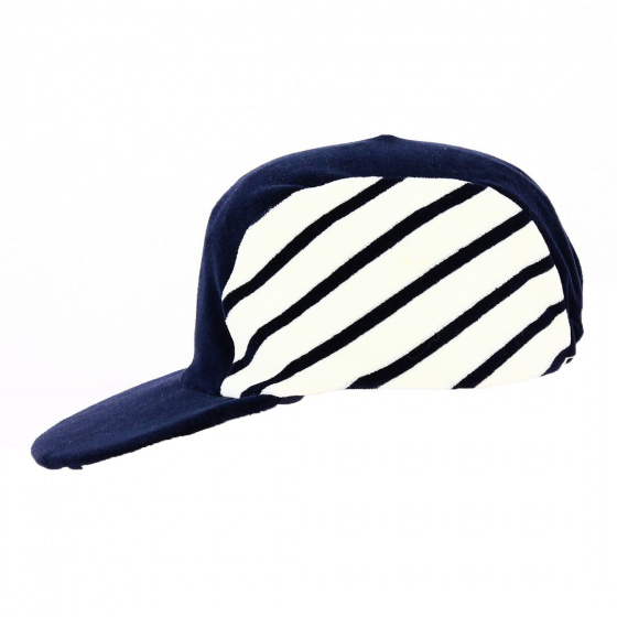 Casquette Baseball Velours Marin - Traclet