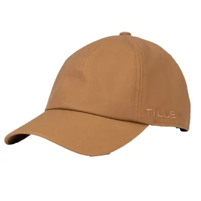 Waxed Cotton Baseball Cap Brown - Tilley | Reference: 17246 | Traclet Hat Shop