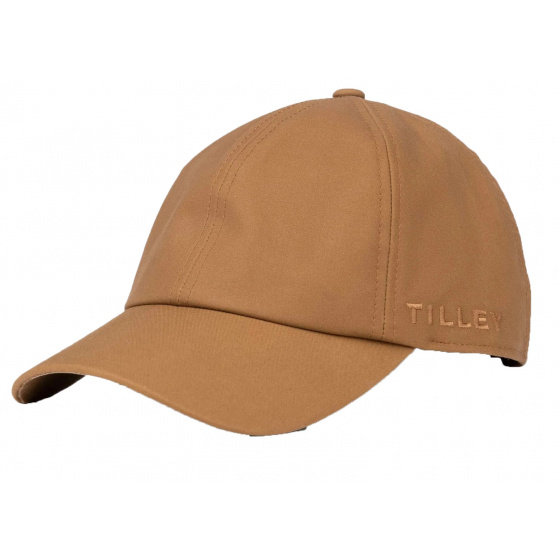 Baseball Cap Wax Cotton Tan - Tilley