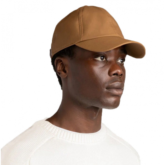 Casquette Baseball Wax Coton Ciré Tan - Tilley