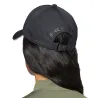 Black Waterproof All Weather Baseball Cap - Tilley ref 17955 - TRACLET hat shop