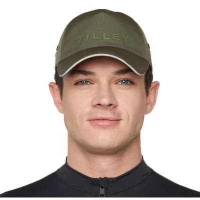 Casquette Baseball All Weather Imperméable Olive - Tilley réf 17954 - chapellerie TRACLET