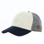 Linen Macey Tricolor Baseball Cap - Crambes