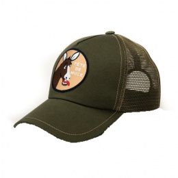 Stubborn Mule Cotton Olive Trucker Cap - le Chapoté Paris