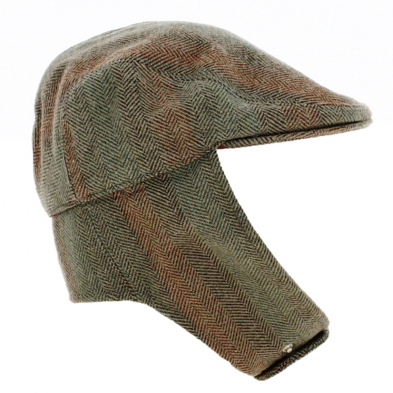Flat Cap with Ear Flaps - Kangol