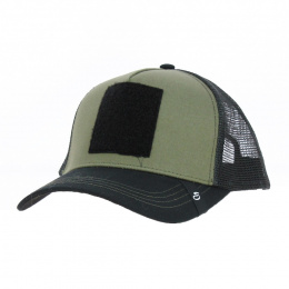 Baseball Cap Trucker Patch Army Green - Scratchy's