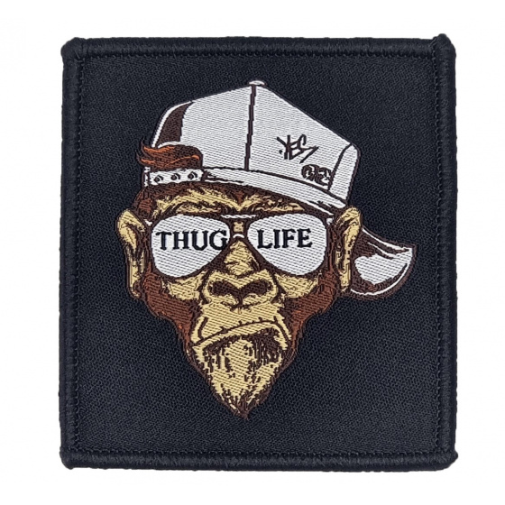 Thug Life Monkey Trucker Cap Patch - Scratchy's