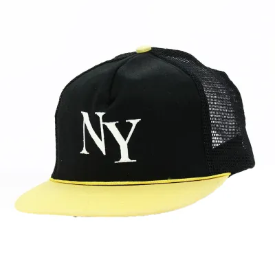 NY Black & Yellow Trucker Cap - Traclet Reference: 18475 | Traclet Hat Shop