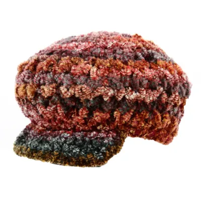 Casquette Gavroche Tricot Acrylique Bordeaux - Traclet Référence : 18486 | Chapellerie Traclet