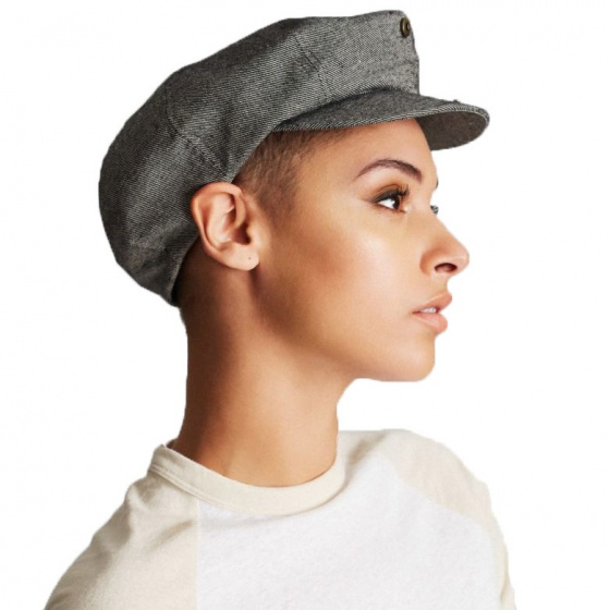 Brixton Brood Blue Denim Cotton Cap