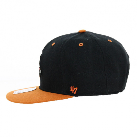 Chicago Blackhawks Black & Orange Cap - New Era Chicago Blackhawks Black & Orange Cap - New Era