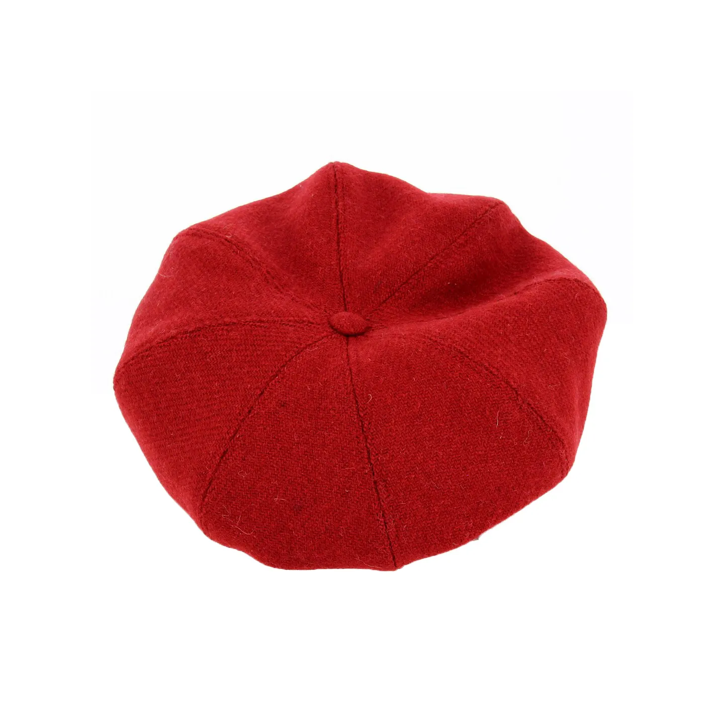Wool Newsboy Cap with Flower - Traclet Reference: 18493 | Traclet Hat Shop