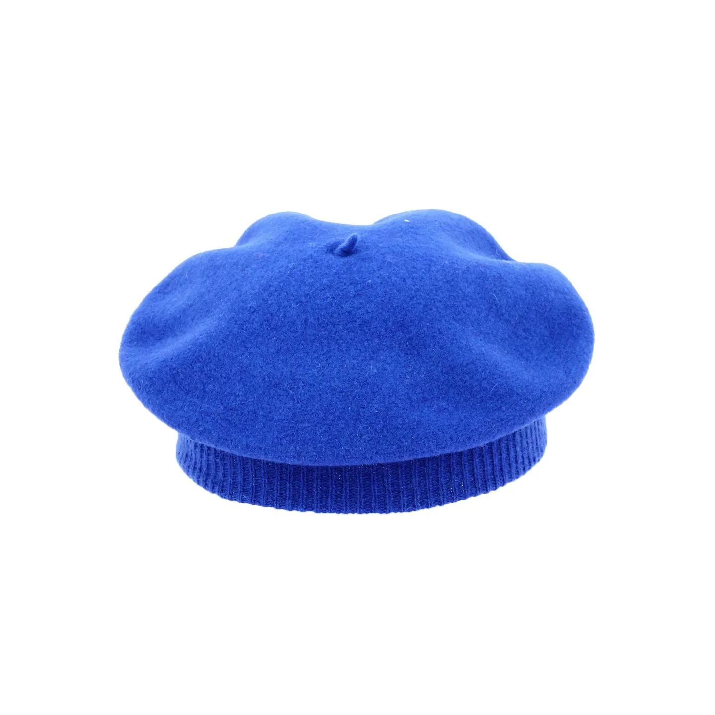 Béret Enfant Laine Mérinos Bleu roi - Traclet Reference : 18500 | Chapellerie Traclet