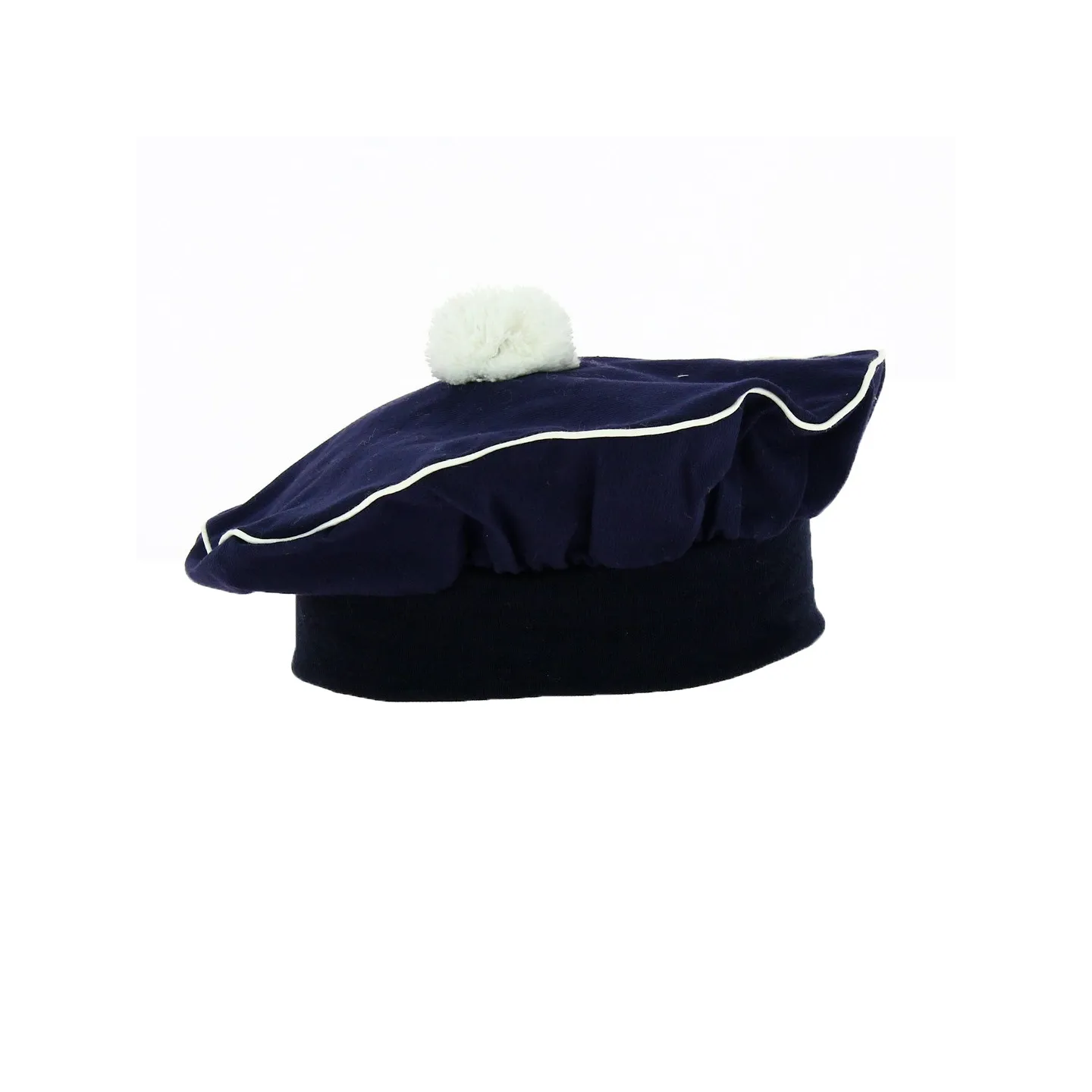 Béret Enfant Romain Coton Marine - Traclet Reference : 18505 | Chapellerie Traclet
