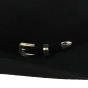 Black Wool Felt Back Roads Hat - Bullhide
