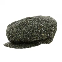Casquette Irlandaise Tweed Laine Verte- City Sport Reference : 3789 | Chapellerie Traclet