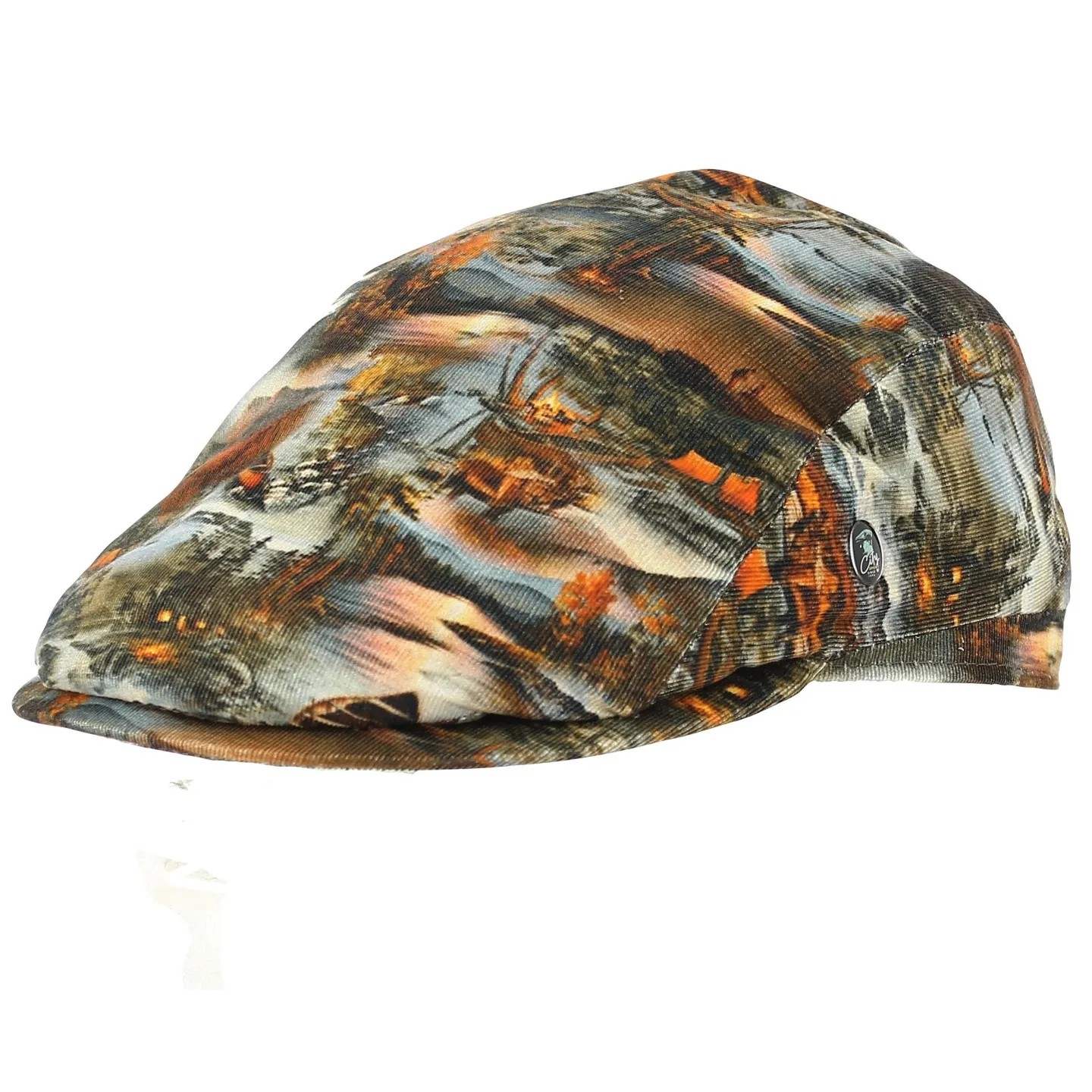 Burgundy Herringbone Flat Cap - City Sport Reference: 18519 | Chapellerie Traclet