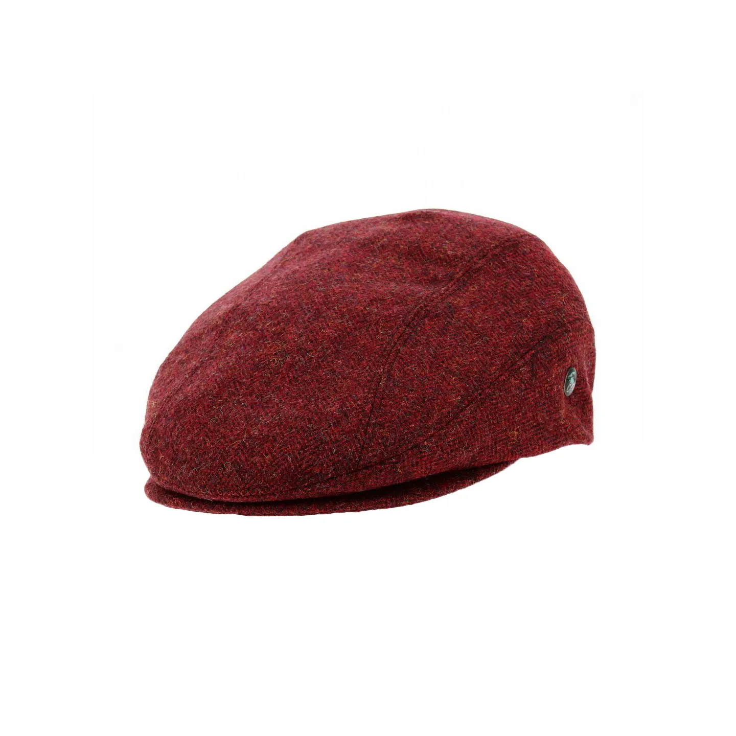 Burgundy Herringbone Flat Cap - City Sport Reference: 18519 | Chapellerie Traclet