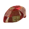 Casquette Bombée Laine Patchwork Bordeaux - City Sport Reference : 18520 | Chapellerie Traclet