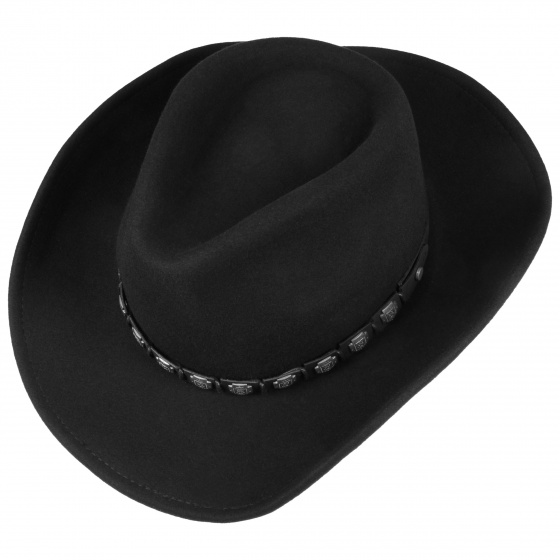 Western Hat Bodie Black Felt - Stetson