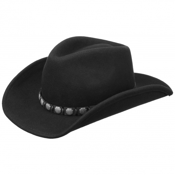 Western Hat Bodie Black Felt - Stetson