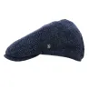 Blue Wool Fancy Flat Cap - City Sport Reference: 18522 | Chapellerie Traclet