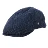 Blue Wool Fancy Flat Cap - City Sport Reference: 18522 | Chapellerie Traclet